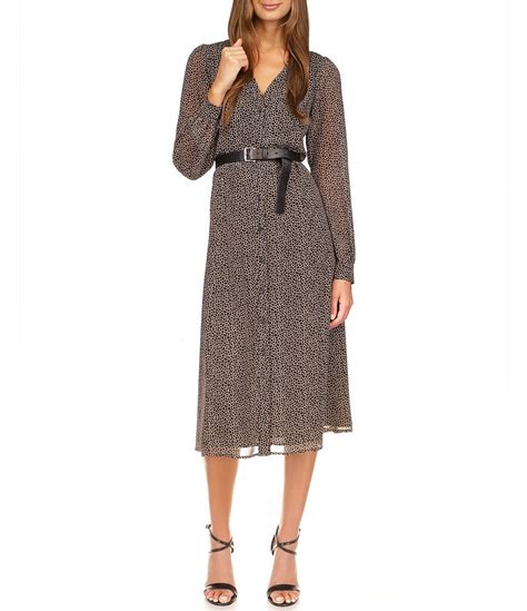 kate michael kors dress|MICHAEL Michael Kors Women's Kate Belted Button.